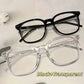 3pcs Unisex Square Frame Glasses