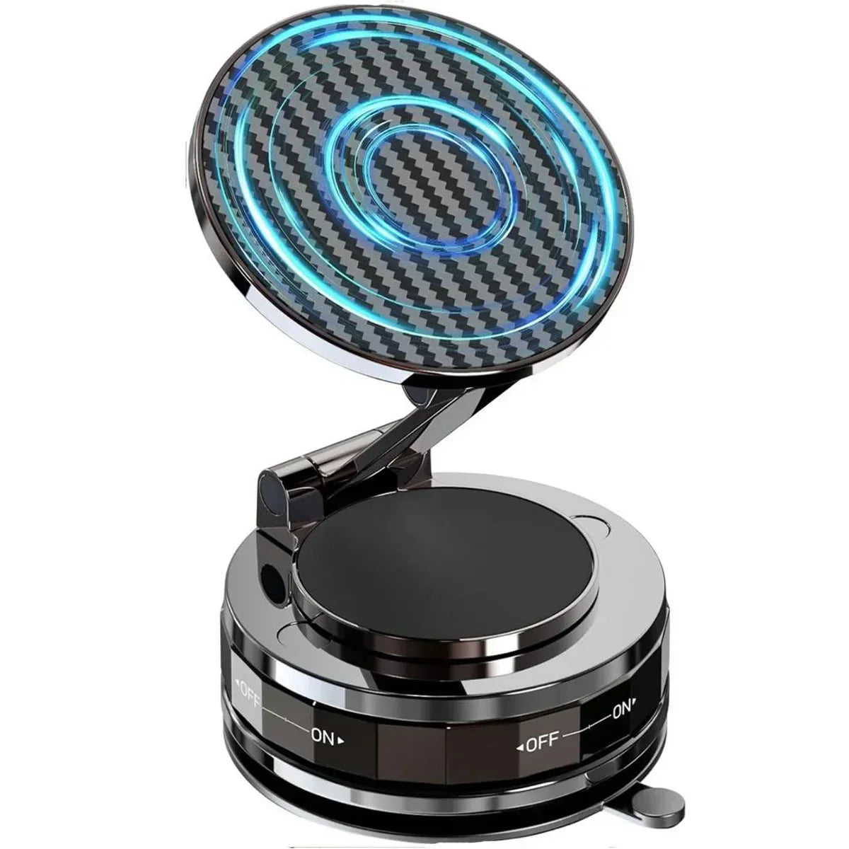 Magnetic Car Phone Holder – 360° Adjustable Vacuum Mount, Universal Fit