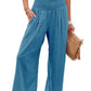 FlowEase™ Smocked Palazzo Pants 🌸✨ Comfort Meets Chic