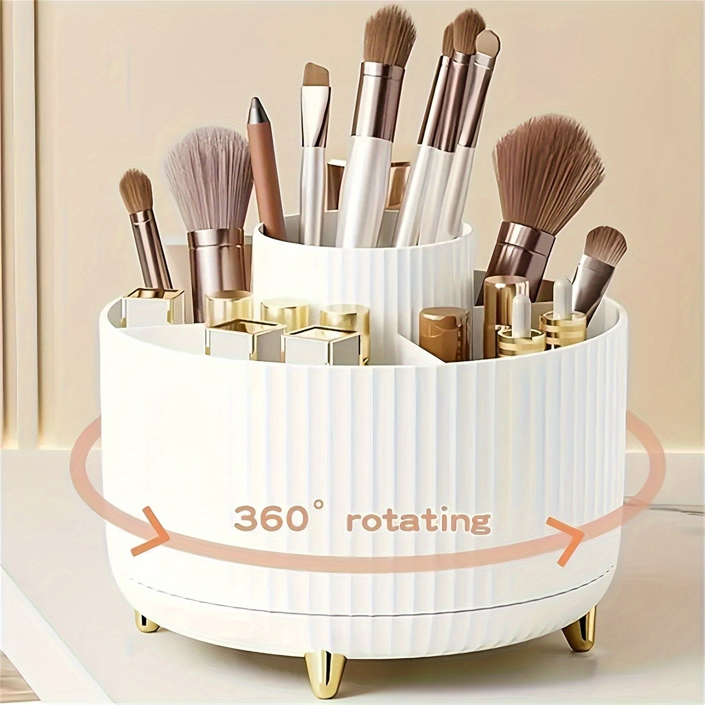 360° Rotating Makeup Cosmetics Organizer